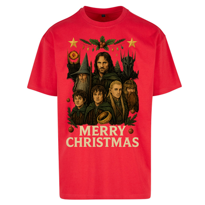 Lord of The Rings Christmas Oversized T Shirts