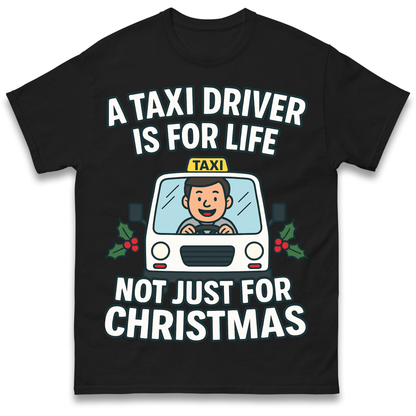 Taxi Driver Christmas T Shirt