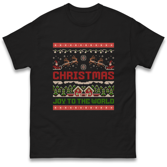 Christmas Joy to the World Christmas T Shirt