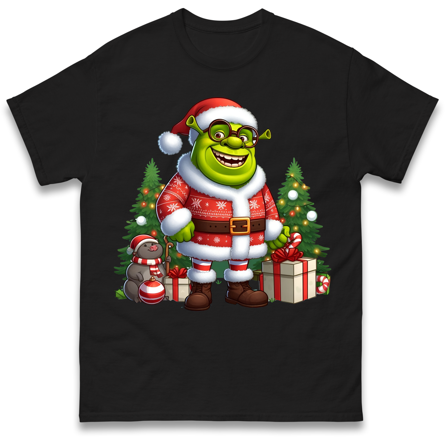 Shrek Santa Claus Presents T Shirt
