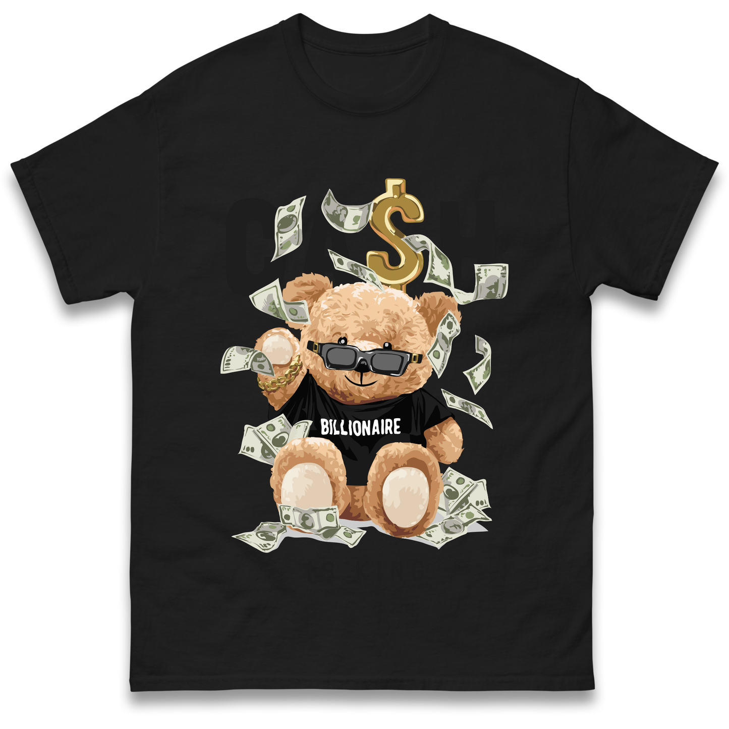 Teddy Bear Billionaire Streetwear T Shirt