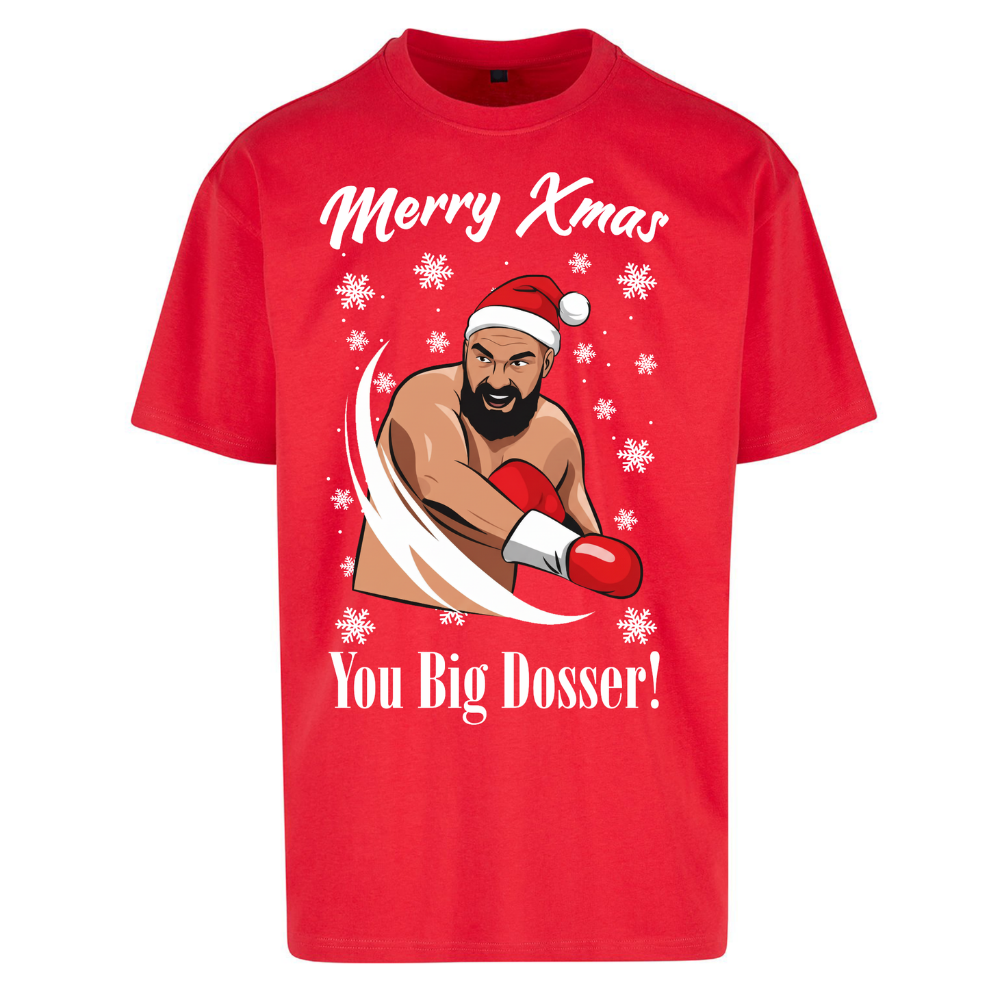 Tyson Fury Christmas Oversized T Shirts