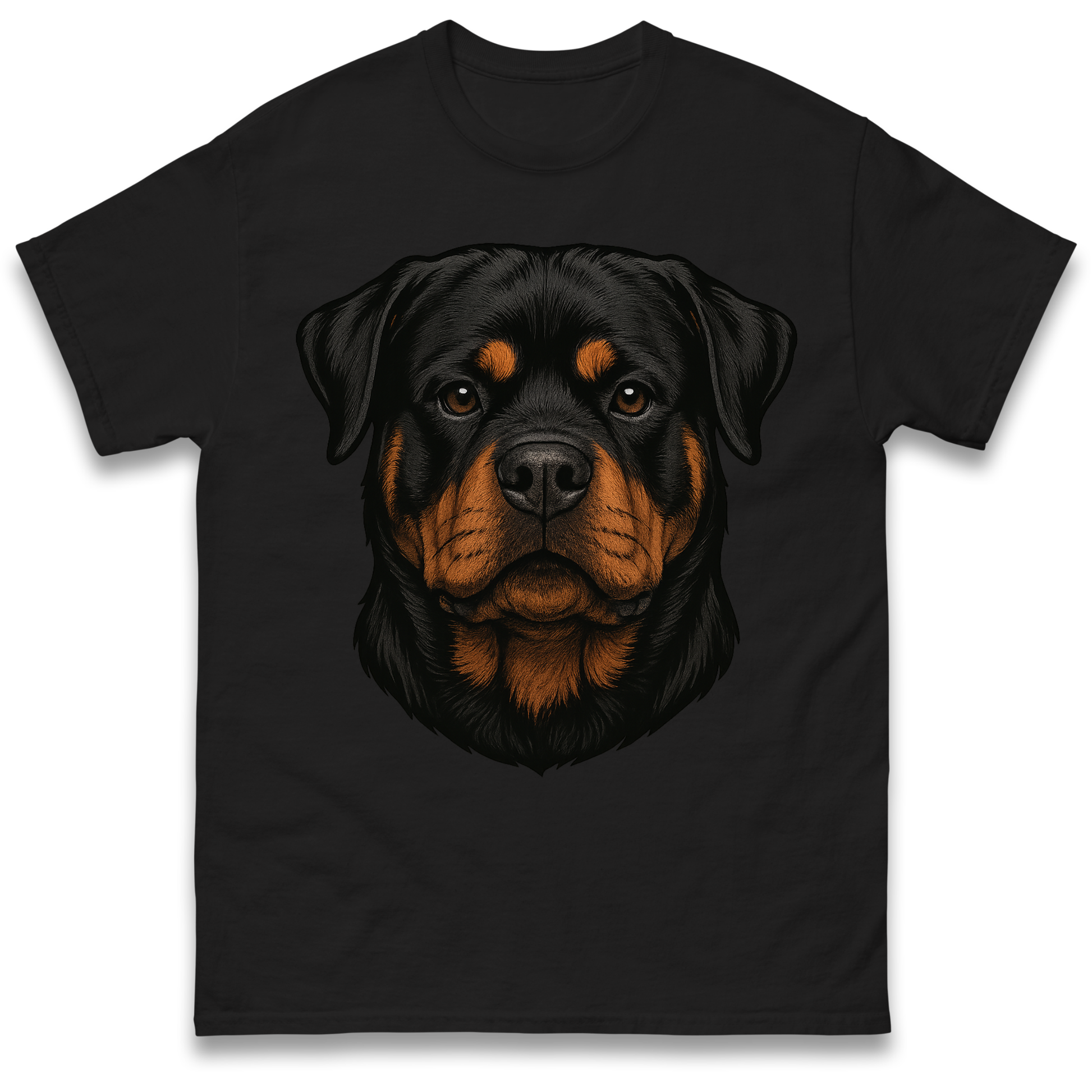 Rottweiler Face T Shirt