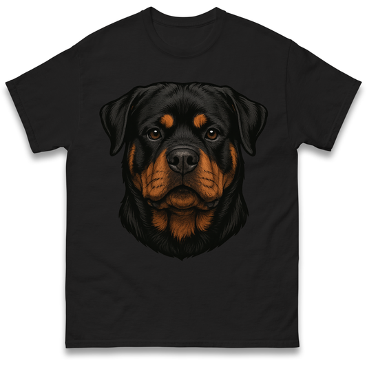 Rottweiler Face T Shirt