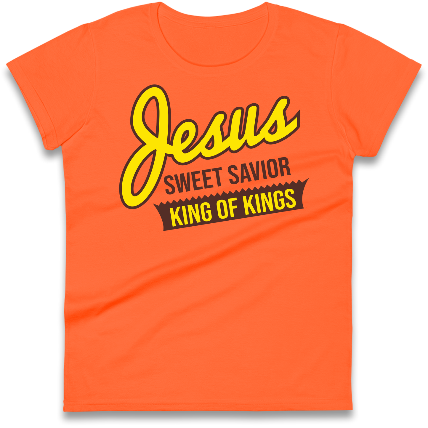 Jesus Sweet Saviour King of Kings Ladies T Shirt 