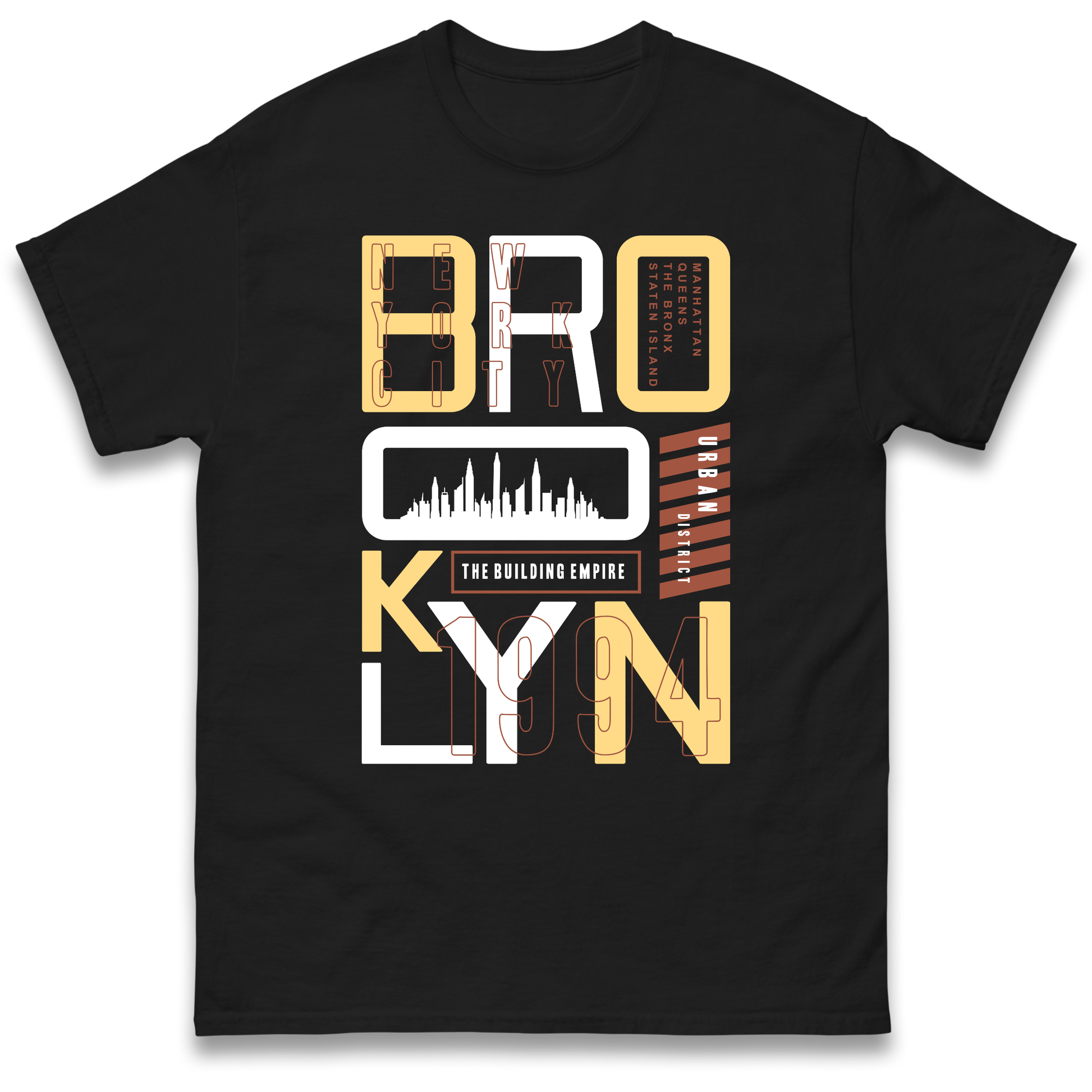 Brooklyn New York Urban District T Shirt