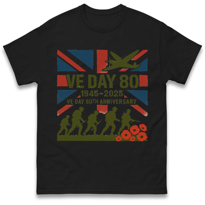 VE Day 80th Anniversary 1945 2025 T Shirt