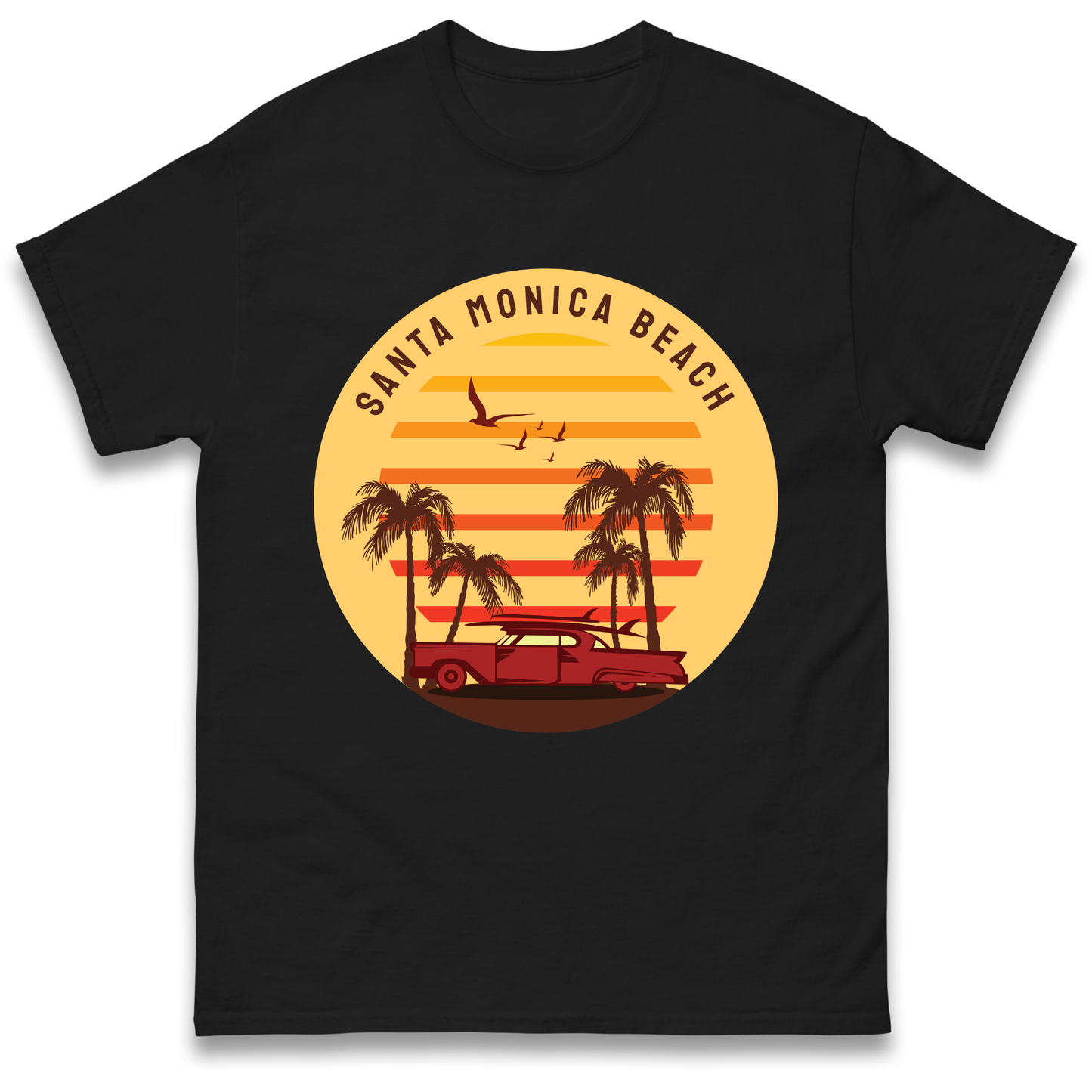 Santa Monica Beach T Shirt