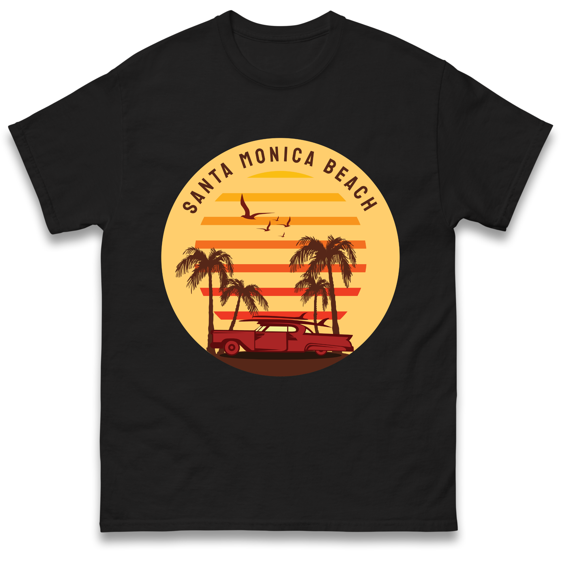 Santa Monica Beach T Shirt