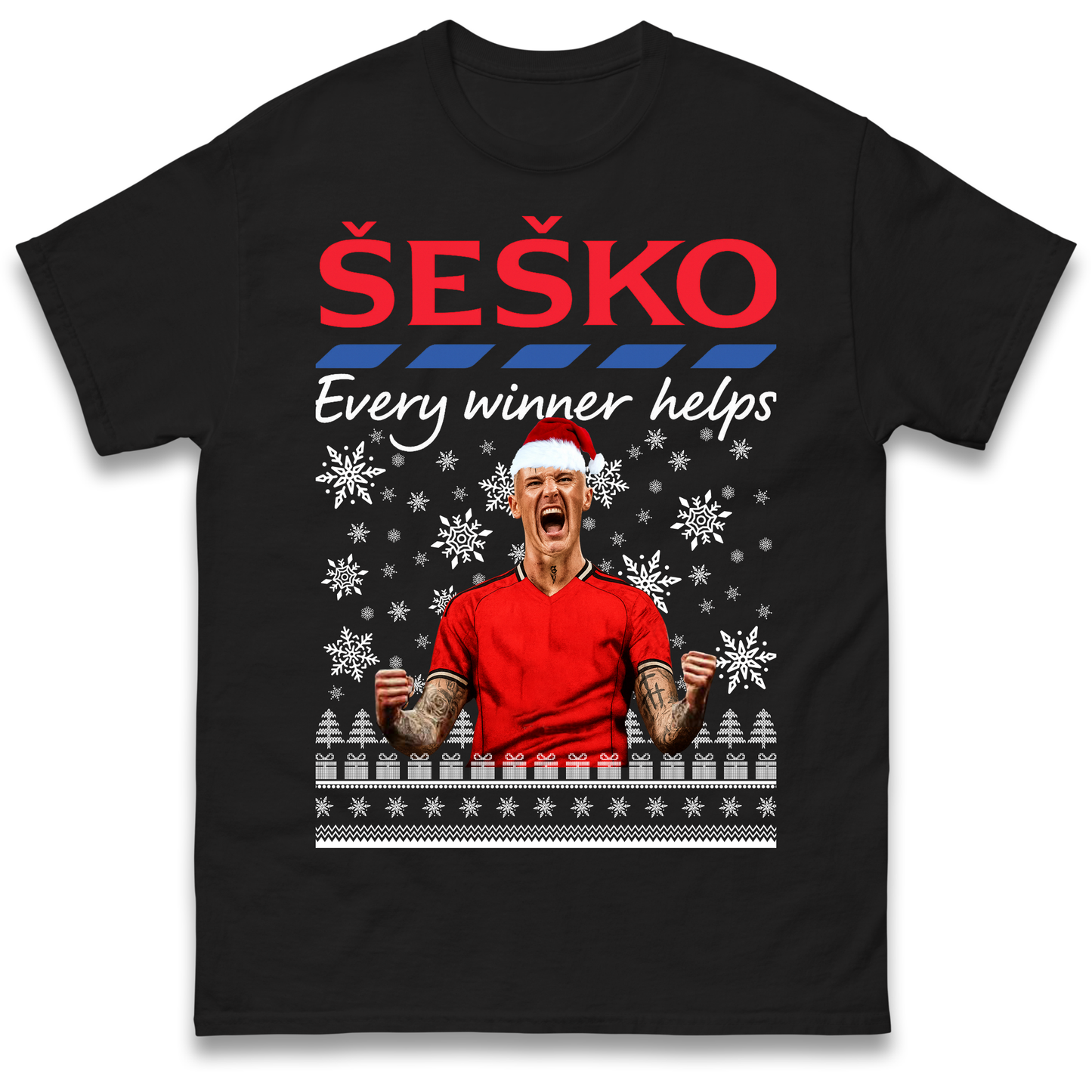 Benjamin Sesko Christmas T Shirt