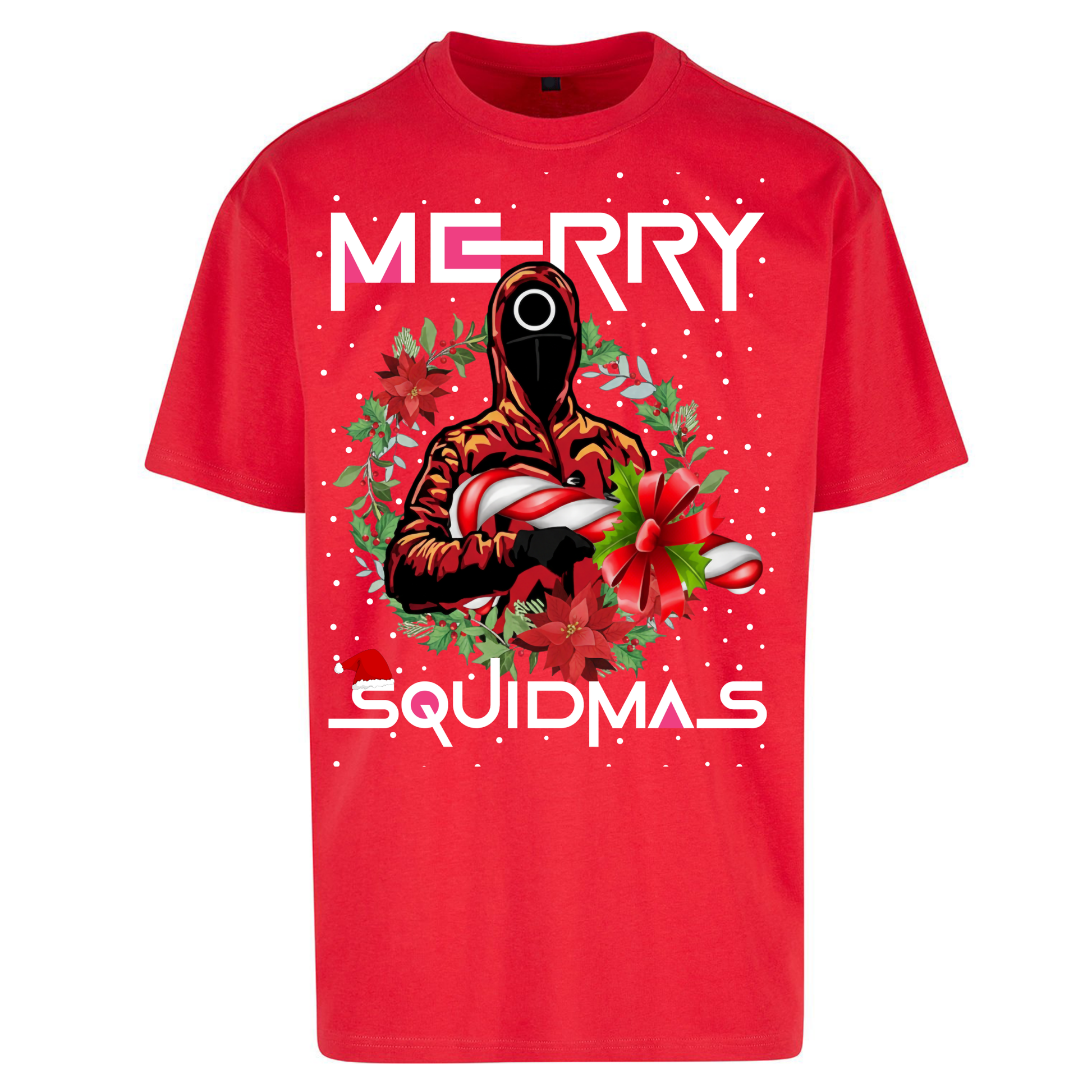 Merry Squid Games Oversized T Shirts