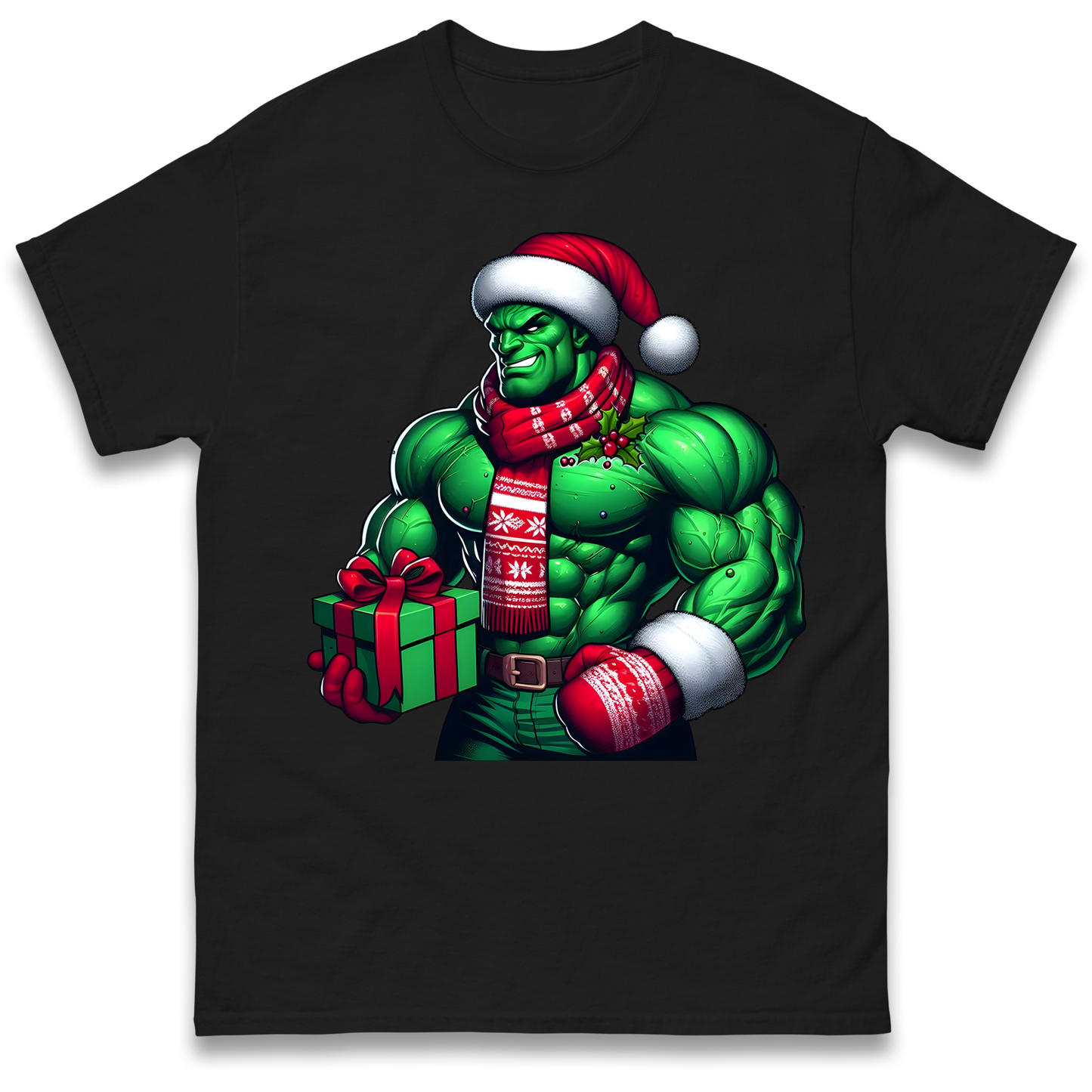 The Hulk Santa T Shirt