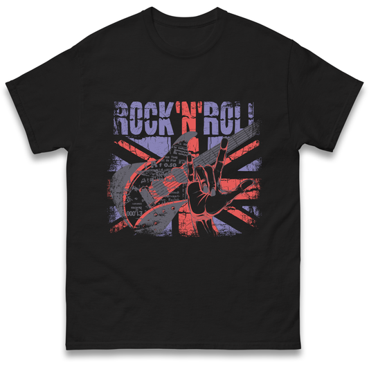 Rock N Roll Union Jack T Shirt