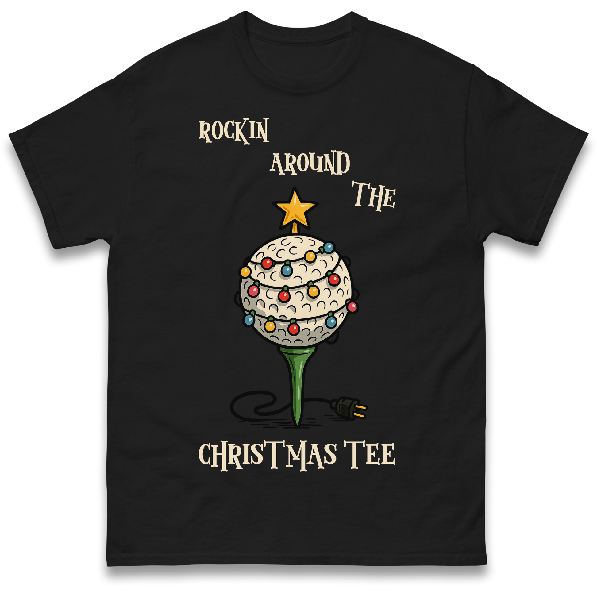 Golf Christmas T Shirt