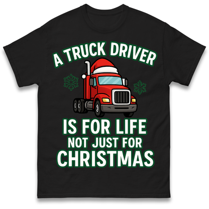 Truck Driver Christmas T Shirt