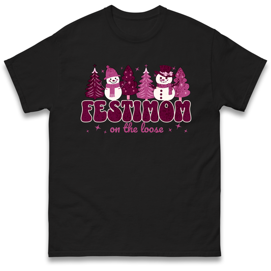 Festimom on The Loose T Shirt
