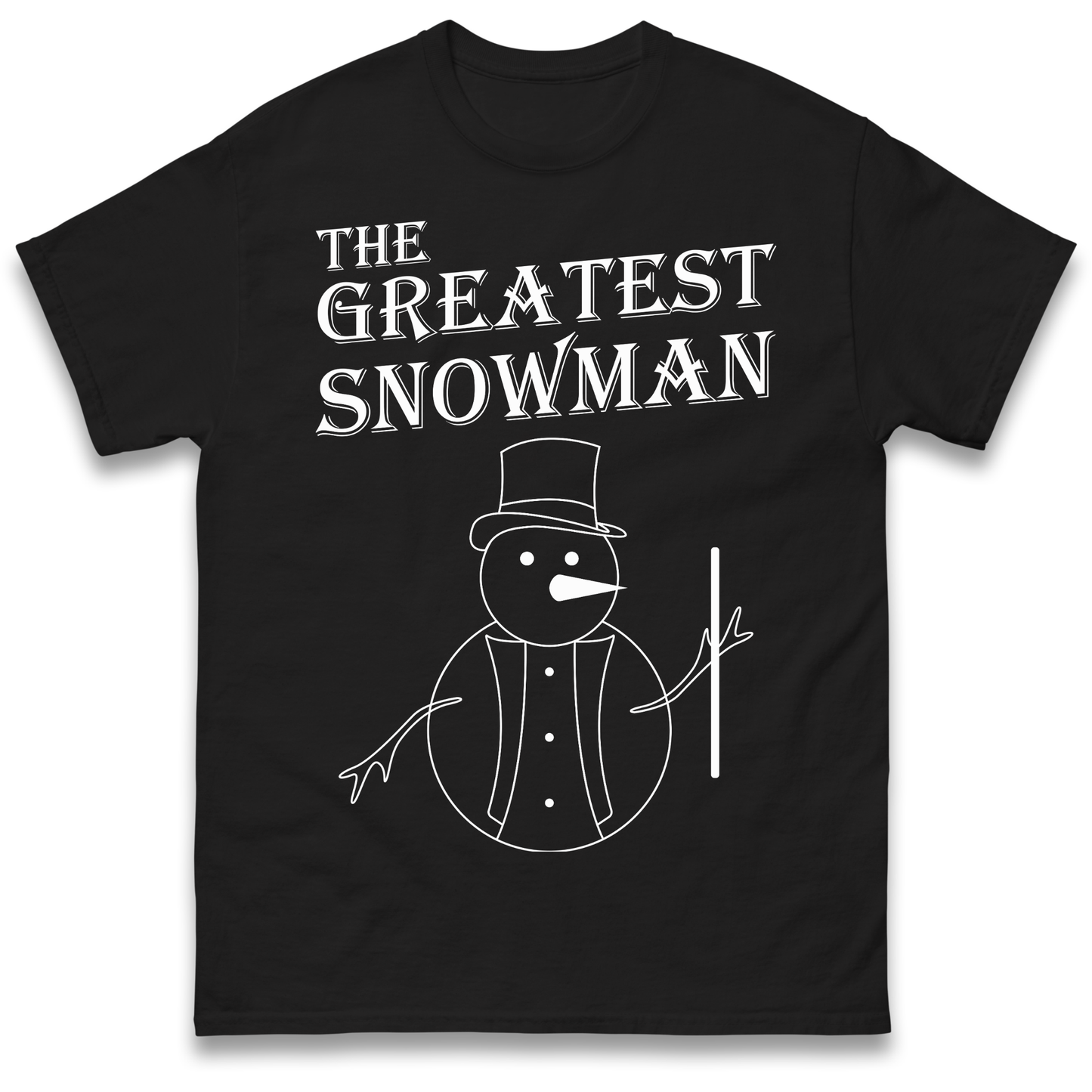 The Greatest Snowman Christmas T Shirt