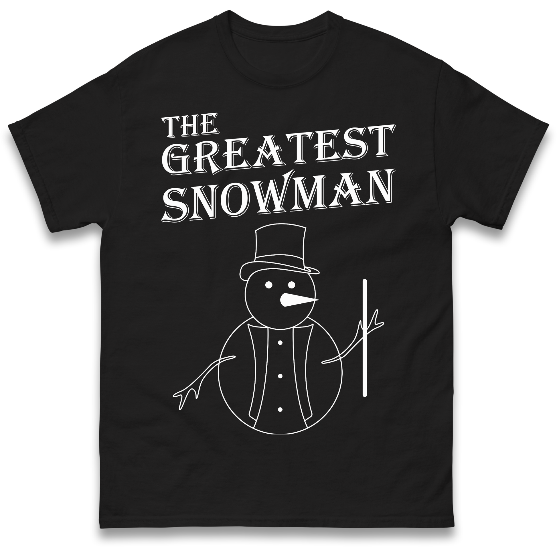 The Greatest Snowman Christmas T Shirt