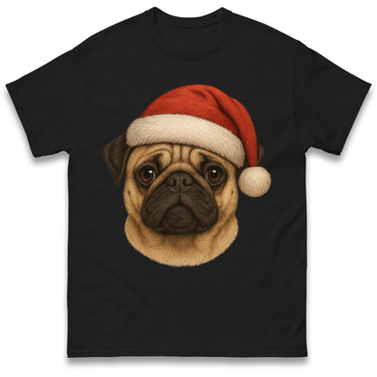 Pug Face Christmas T Shirt