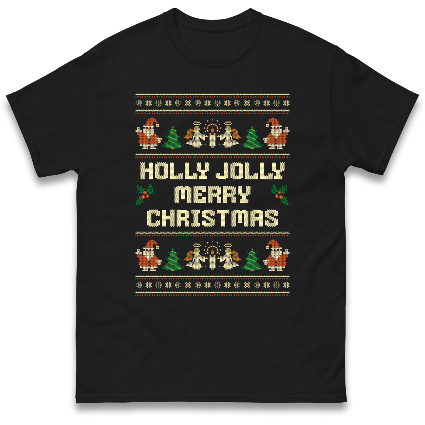 Holly Jolly Merry Christmas T Shirt