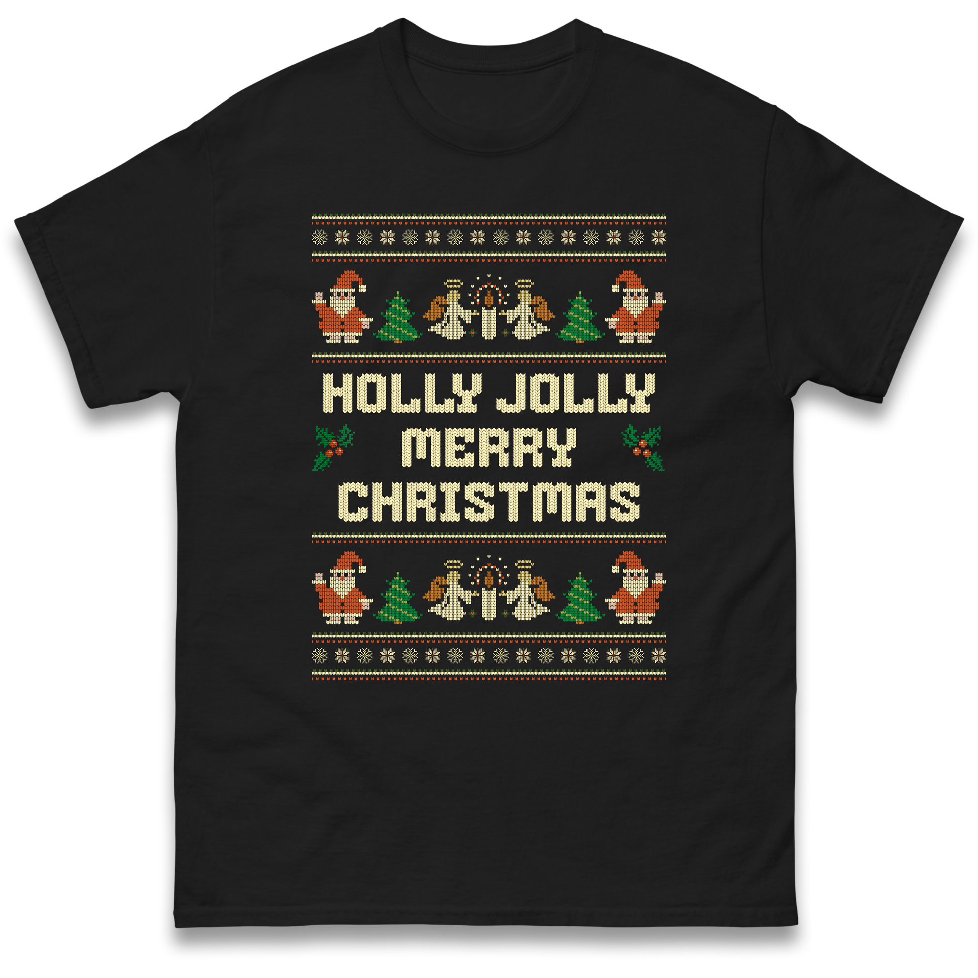 Holly Jolly Merry Christmas T Shirt