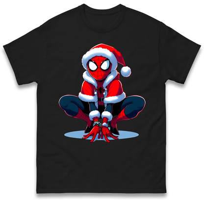Spiderman Santa T Shirt