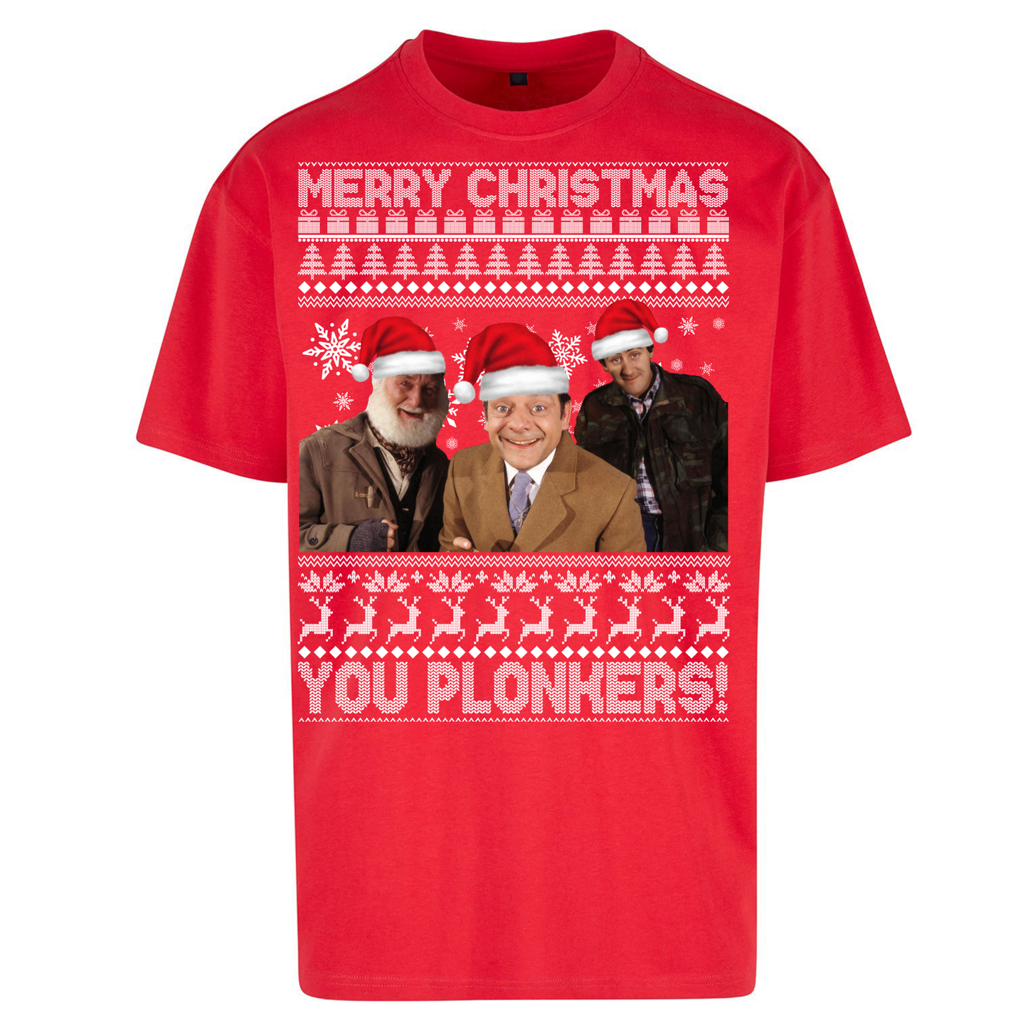 Plonkers Christmas Oversized T Shirts