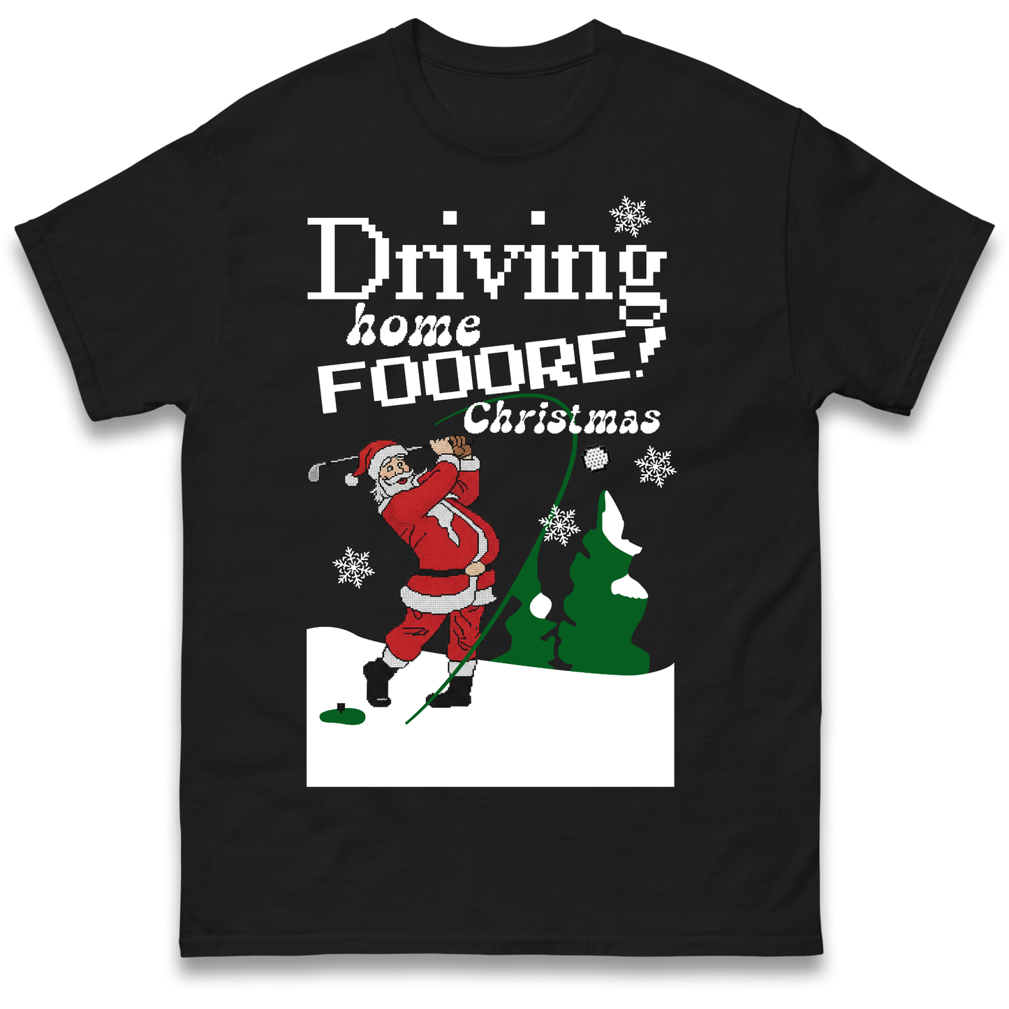 Christmas Golf T Shirt