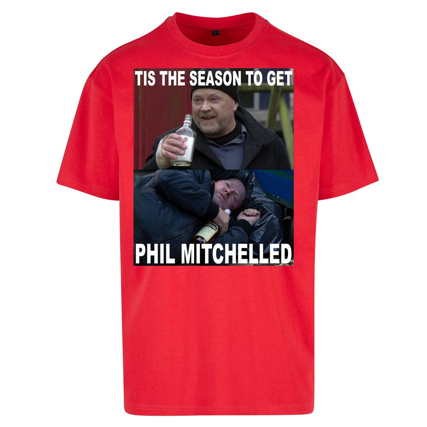 Phil Mitchell Christmas Oversized T Shirts
