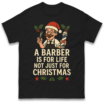 Barber Christmas T Shirt
