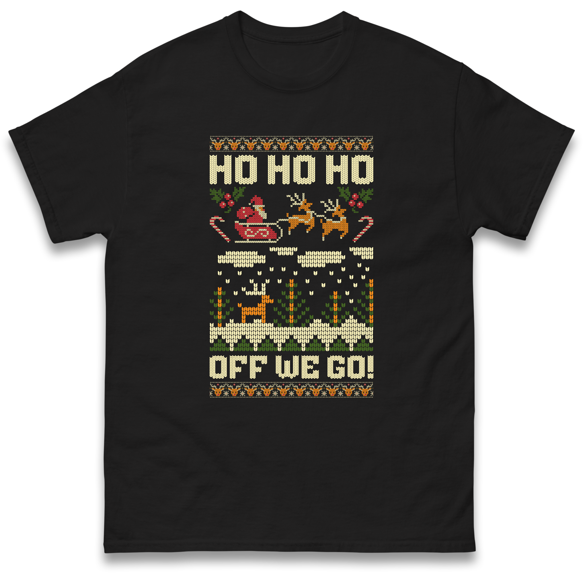 Have Yourself a HO HO HO Off we Go Christmas T Shirt