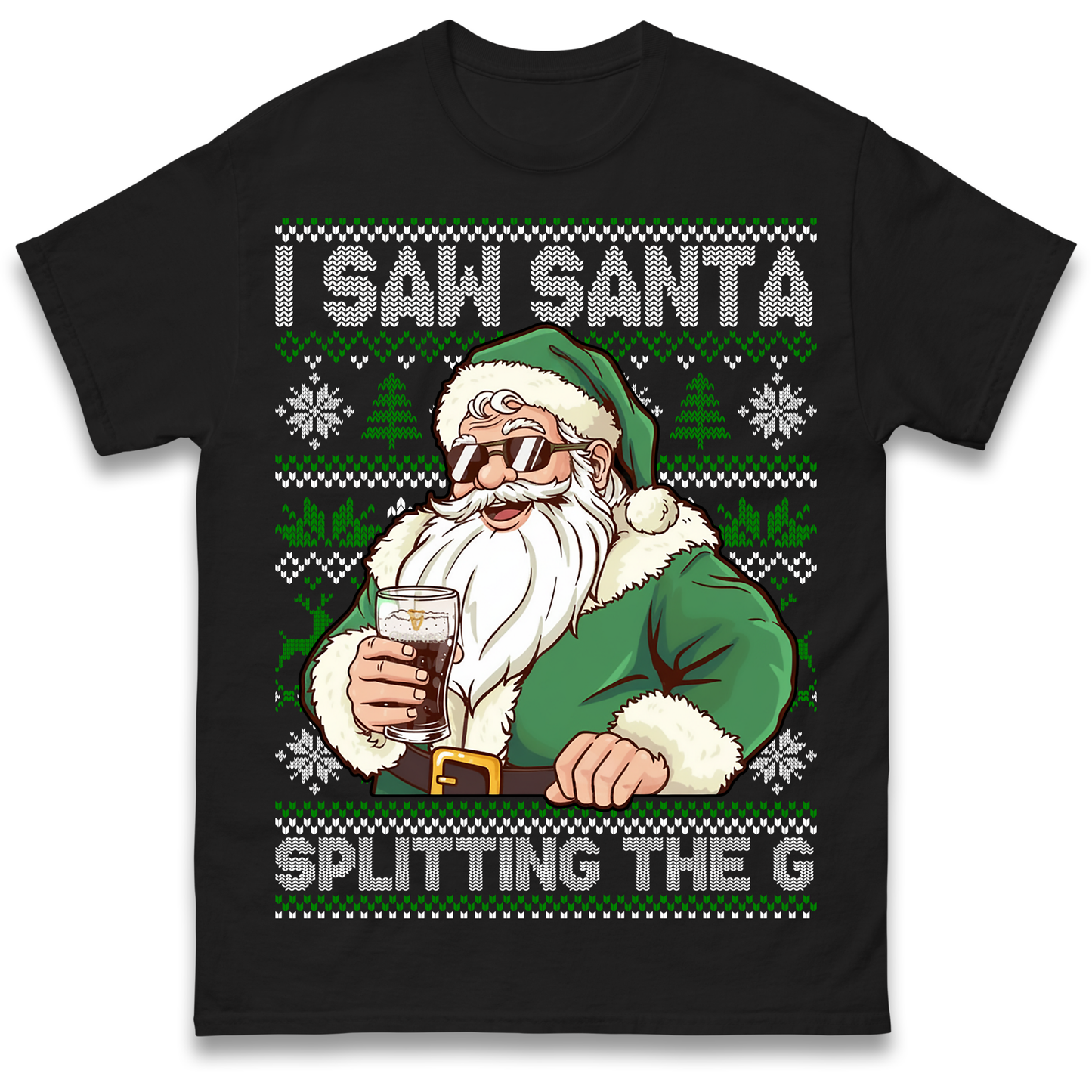Santa Splitting The G T Shirt