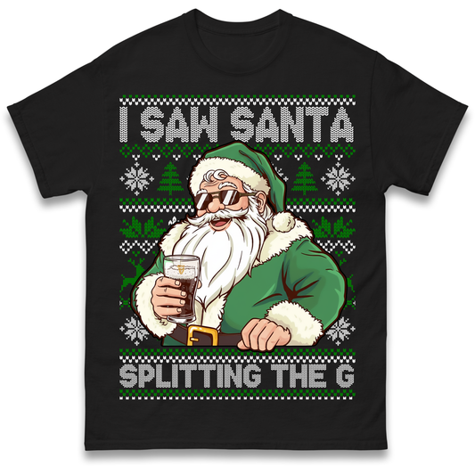 Santa Splitting The G T Shirt