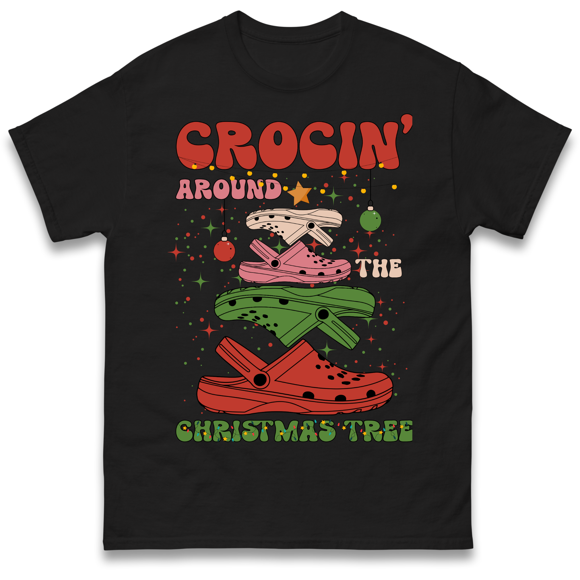 Crockin Around the Christmas Tree Christmas T Shirt
