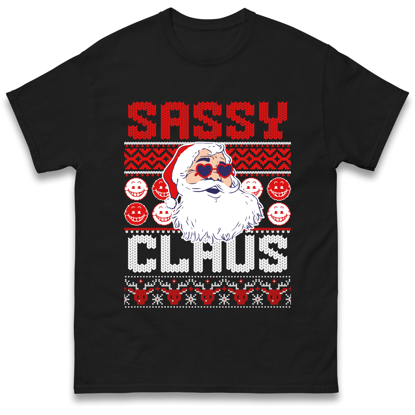 Sassy Claus Santa Christmas T Shirt