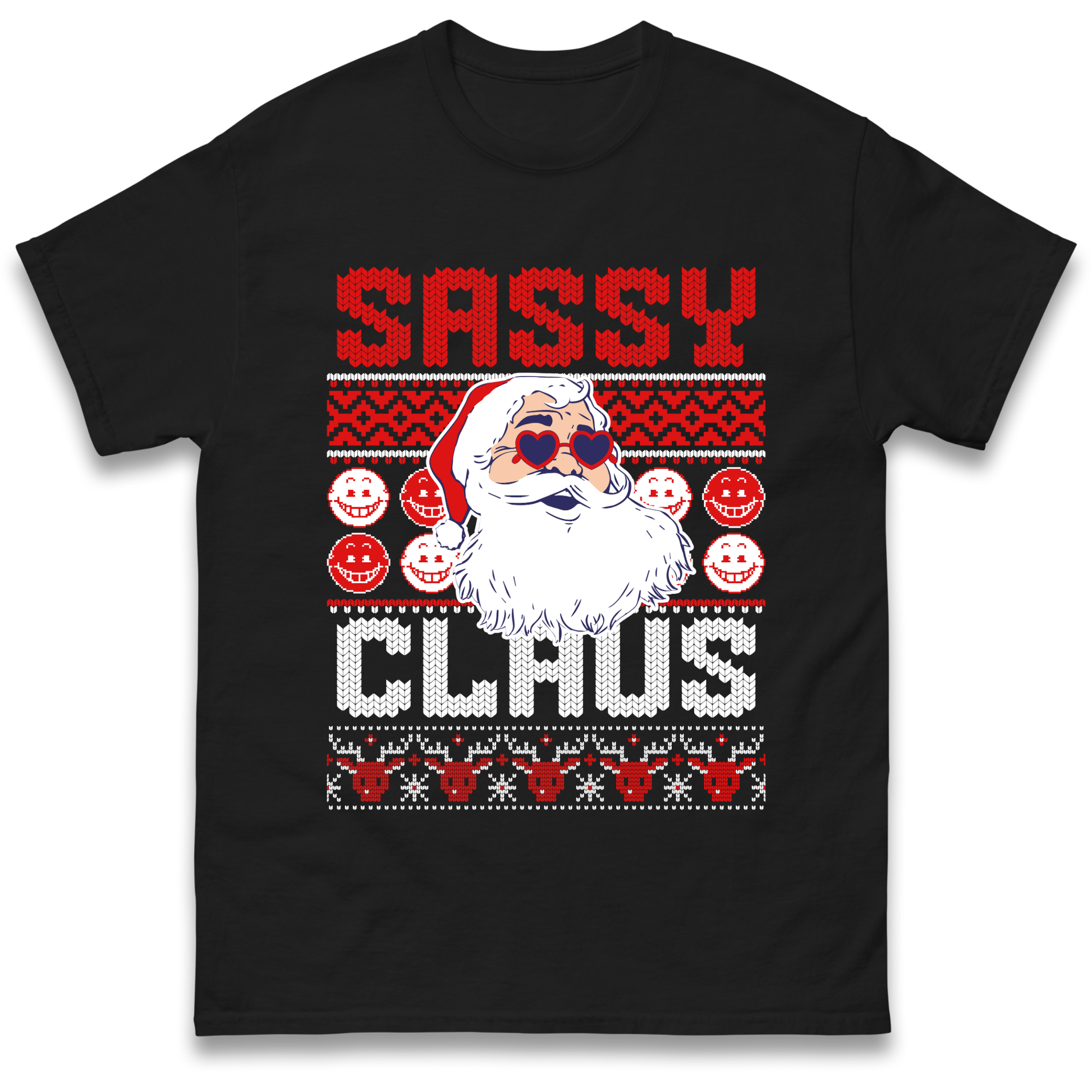 Sassy Claus Santa Christmas T Shirt