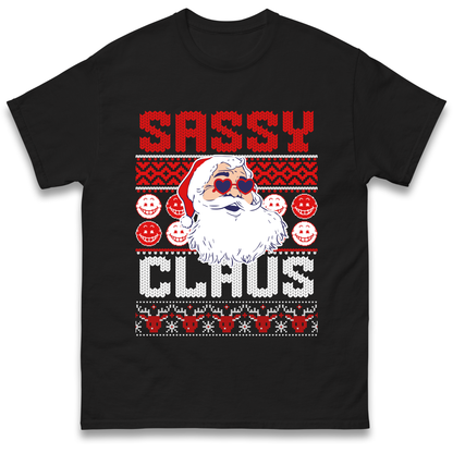 Sassy Claus Santa Christmas T Shirt