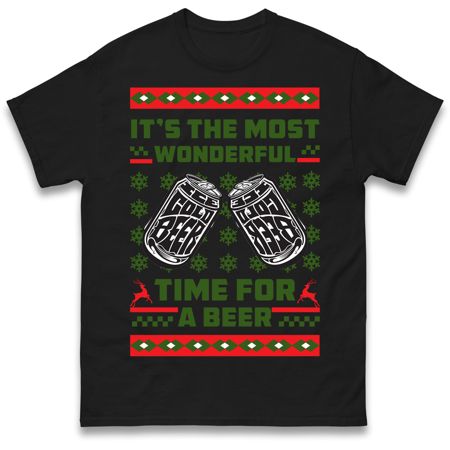 Its The Most Wonderful Time For A Beer Christmas T Shirt