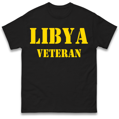 Libya Veteran T Shirt