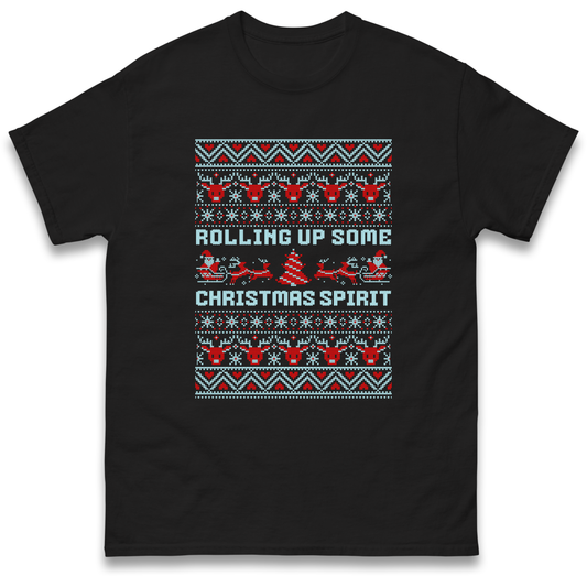 Rolling up Some Christmas Spirit T Shirt
