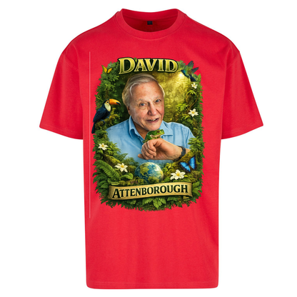 David Attenborough Oversized T Shirts