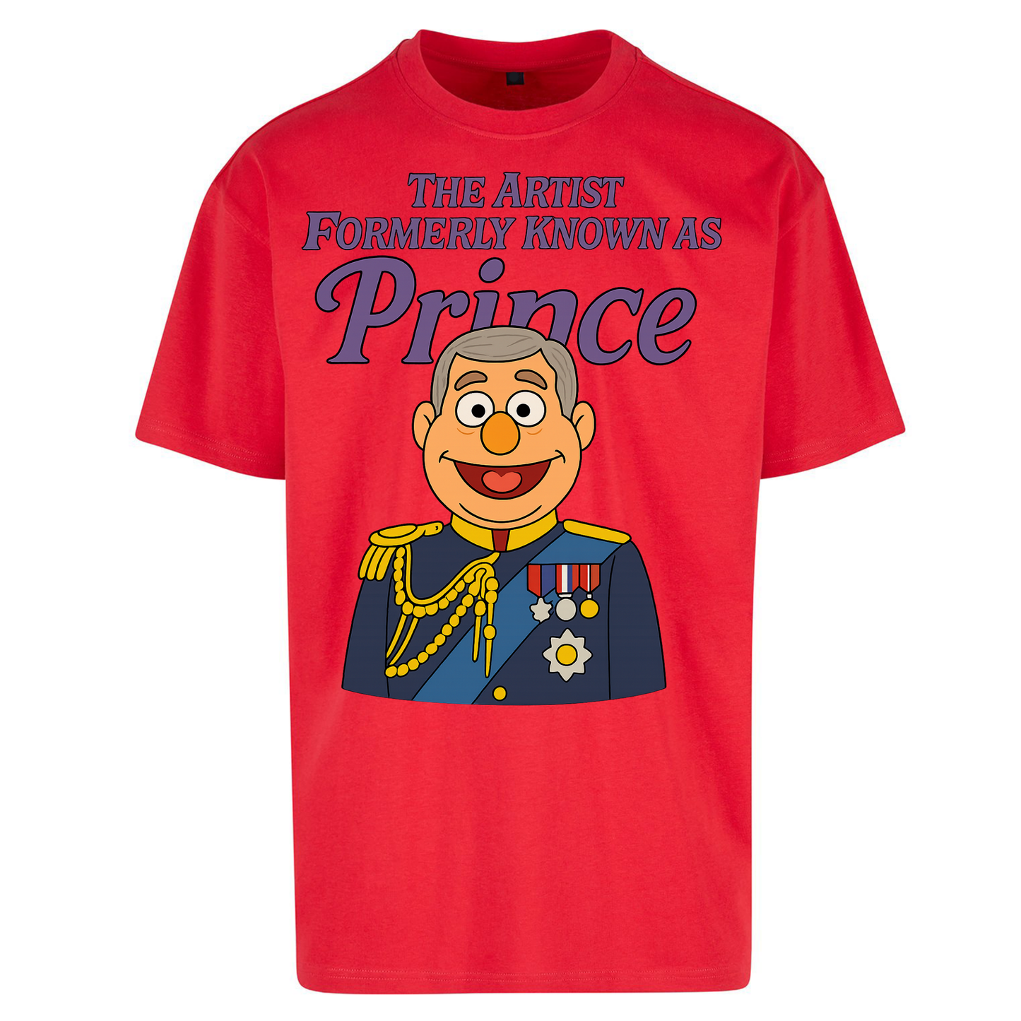 Prince Andrew Oversized T Shirts