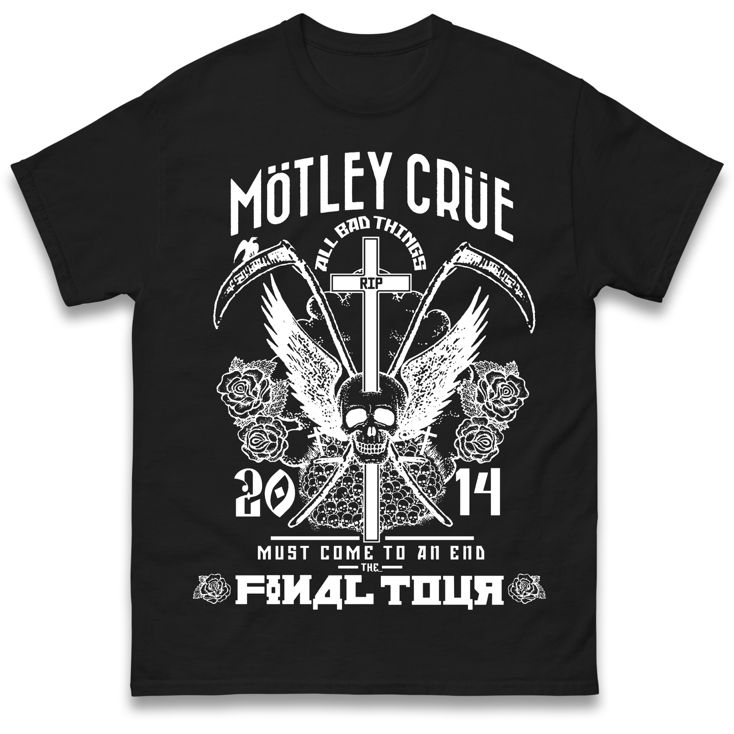 Motley Crue All Bad Things T Shirt