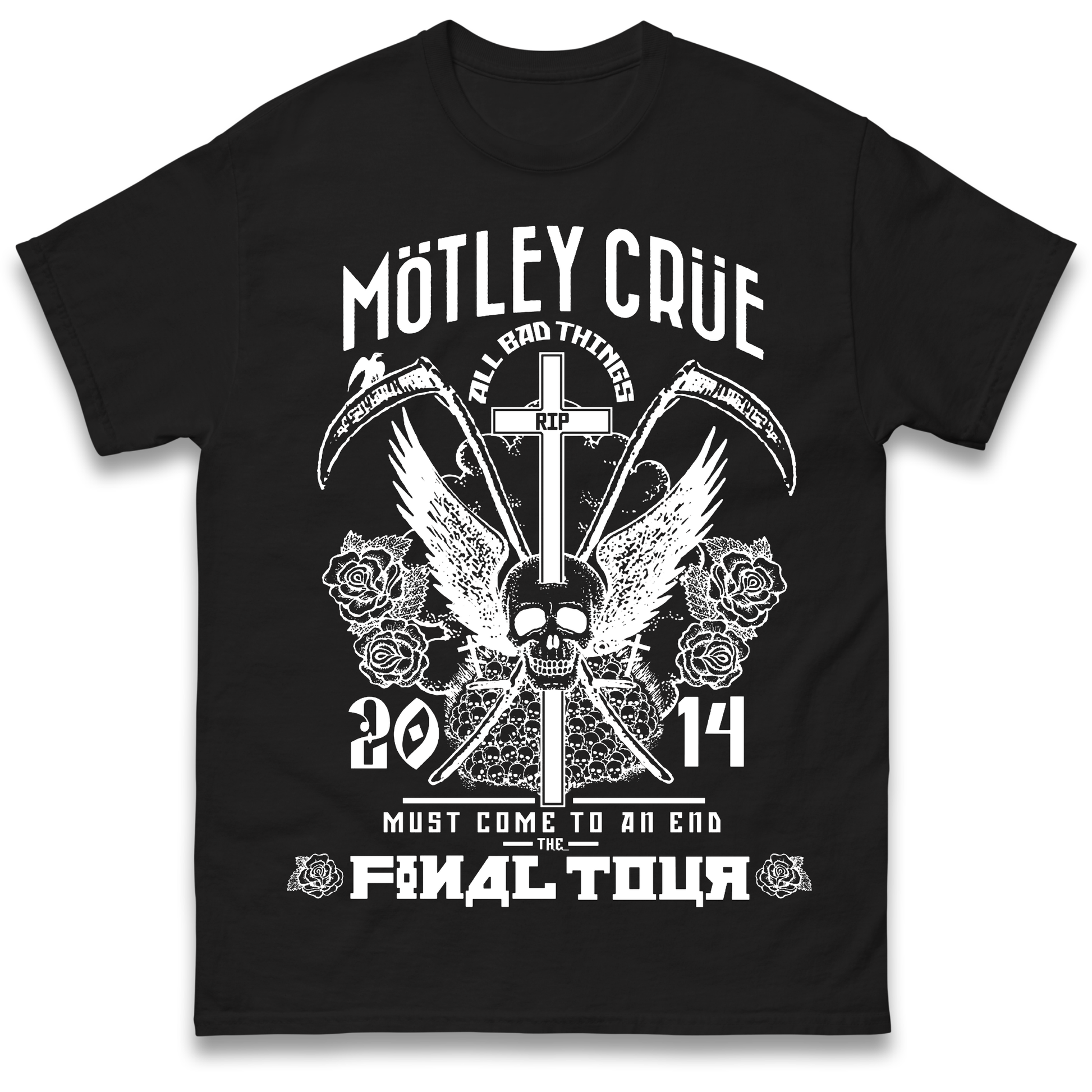 Motley Crue All Bad Things T Shirt