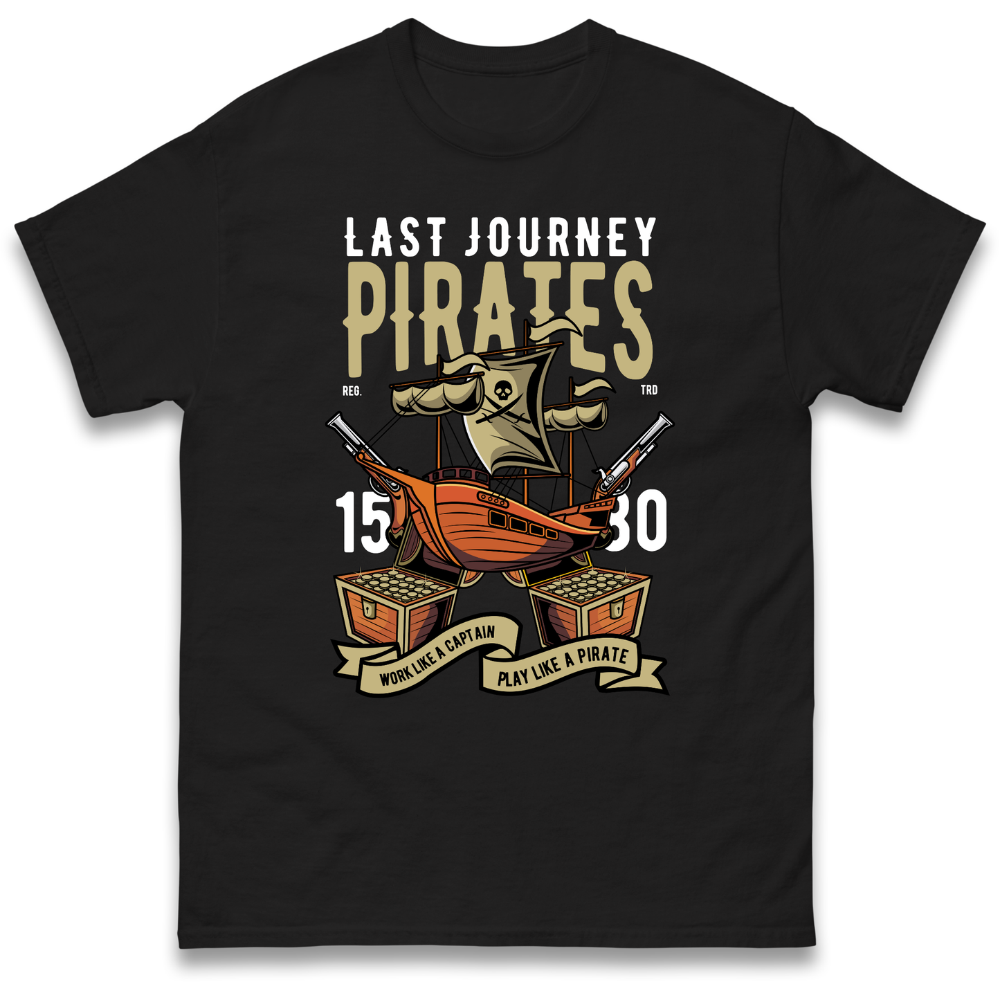 Last Journey Pirates T Shirt