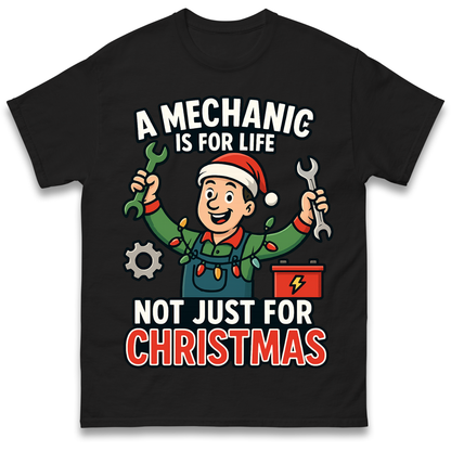 Mechanic Christmas T Shirt
