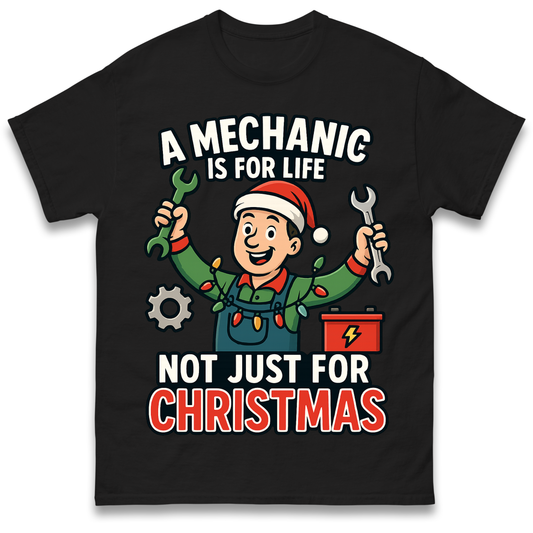 Mechanic Christmas T Shirt
