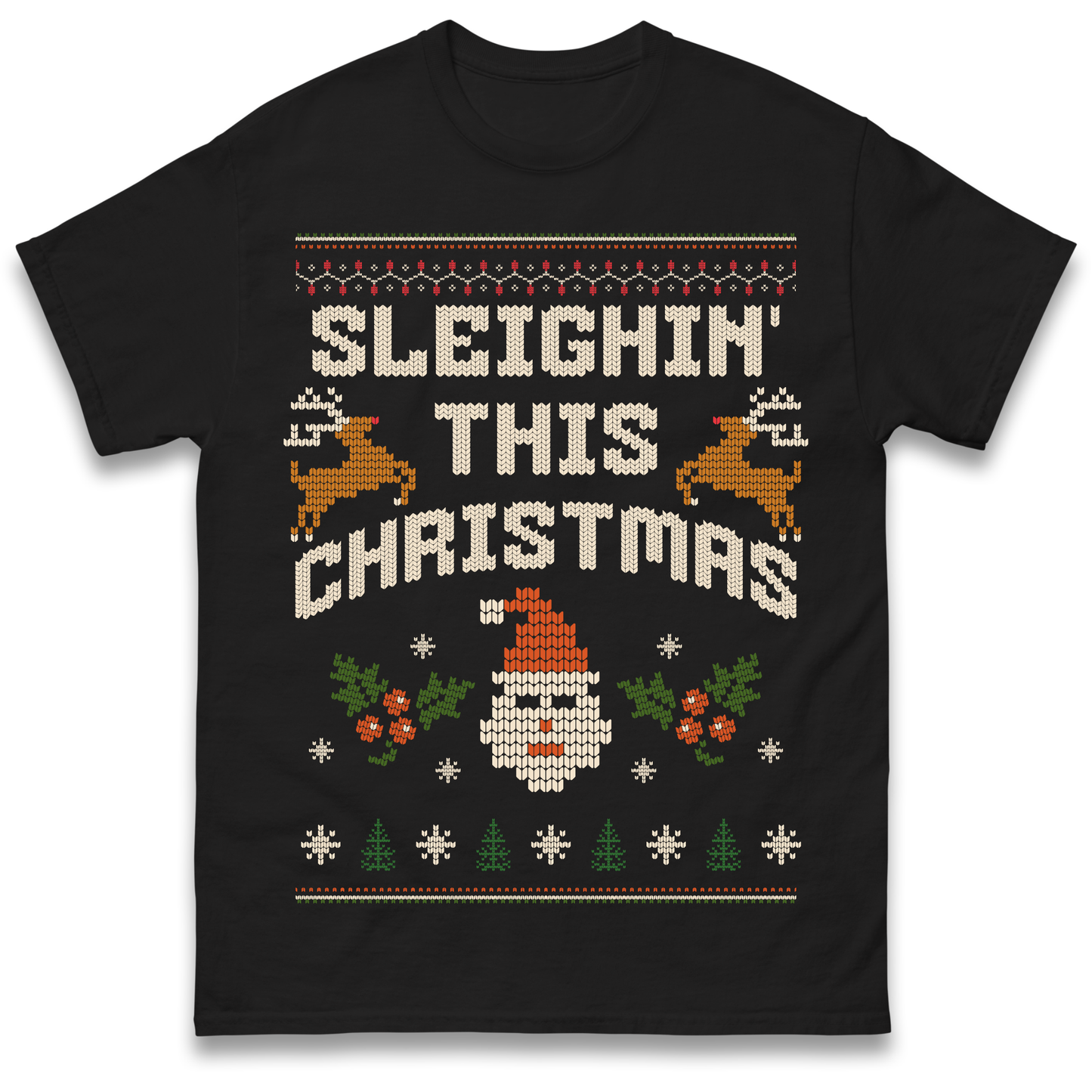 Sleighin This Christmas Christmas T Shirt