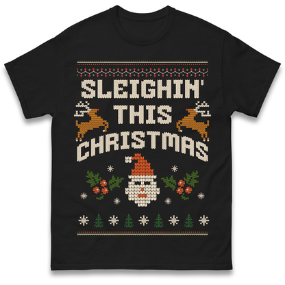 Sleighin This Christmas Christmas T Shirt