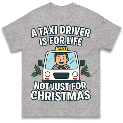 Taxi Driver Christmas T Shirt